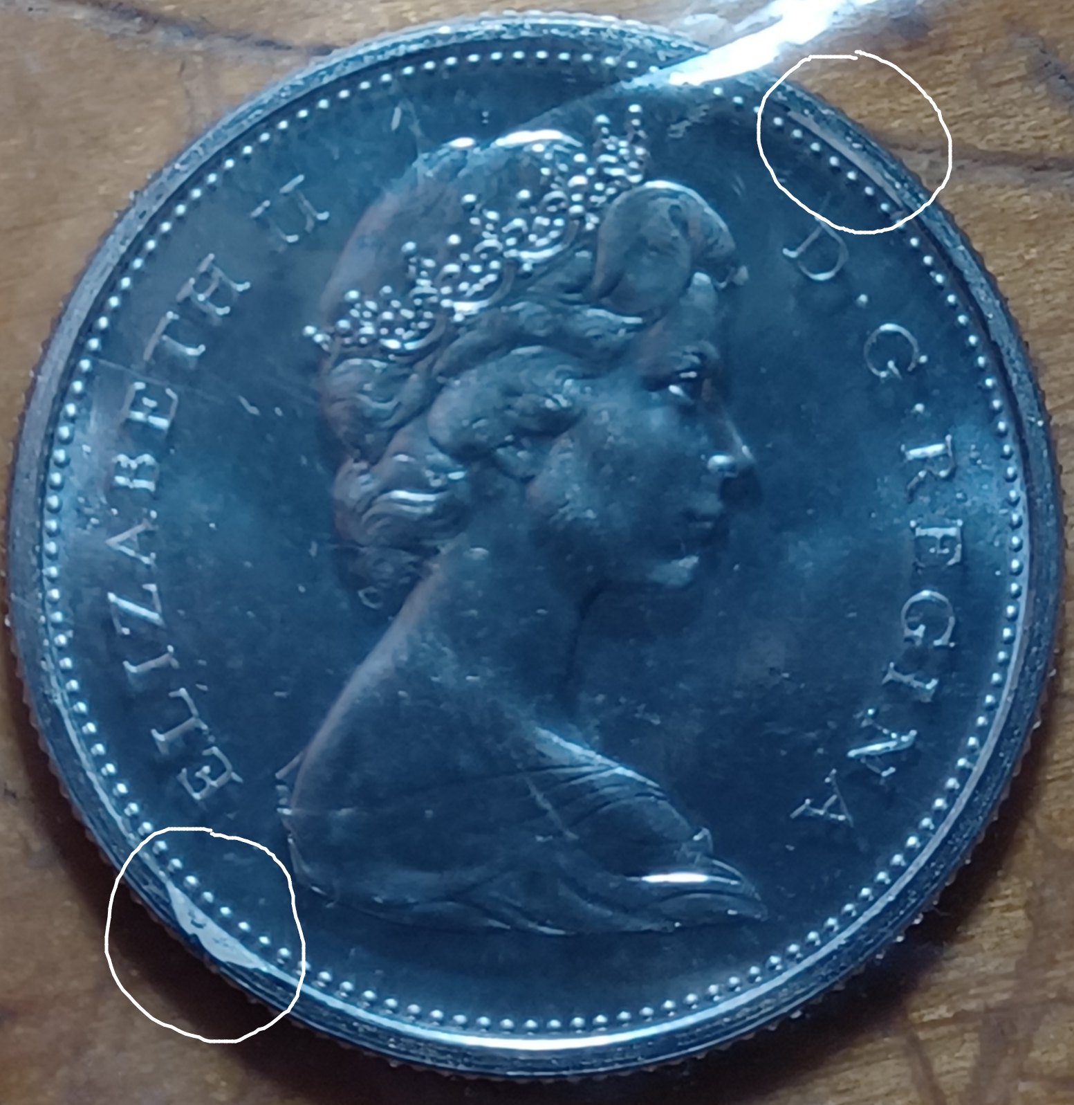 1967-PL-Quarter.-Nice-DDR-And-Odd-Edge-Error?