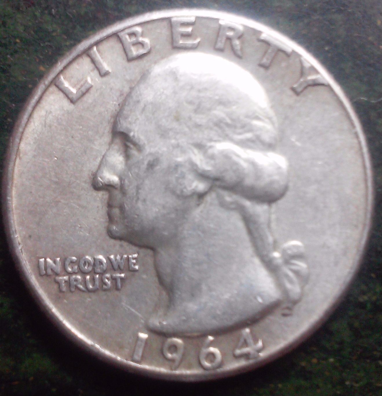 1964-D-Quarter-With-A-Broken-