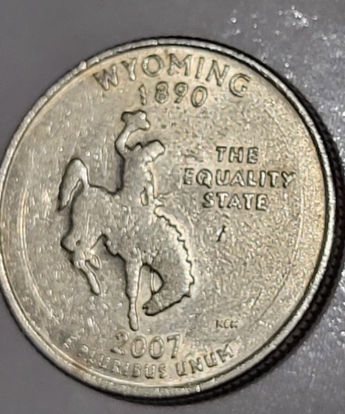 2007-Wyoming-State-Quarter,-Severe-Obverse-And-Reverse-Error-Opinions-Needed!