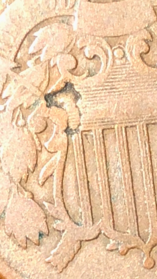 1864-2-Cent-With-Damage/Error?-Please-Help