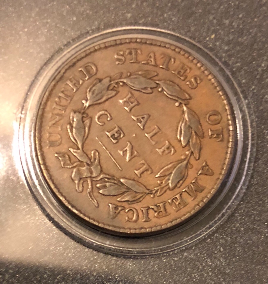 1826-Half-Cent-Strike-Through-Or-PMD?-Help-On-Grading-Too