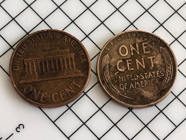 1959-D-Lincoln-Cent-And-1957-Wheat-Penny