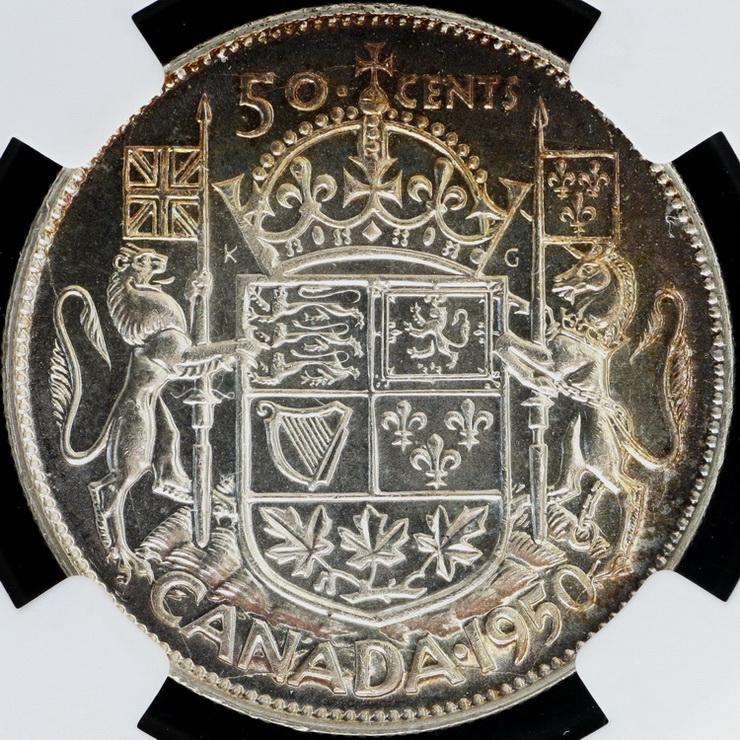 1950-50-Cent-Piece,-A-Very-Interesting-Coin