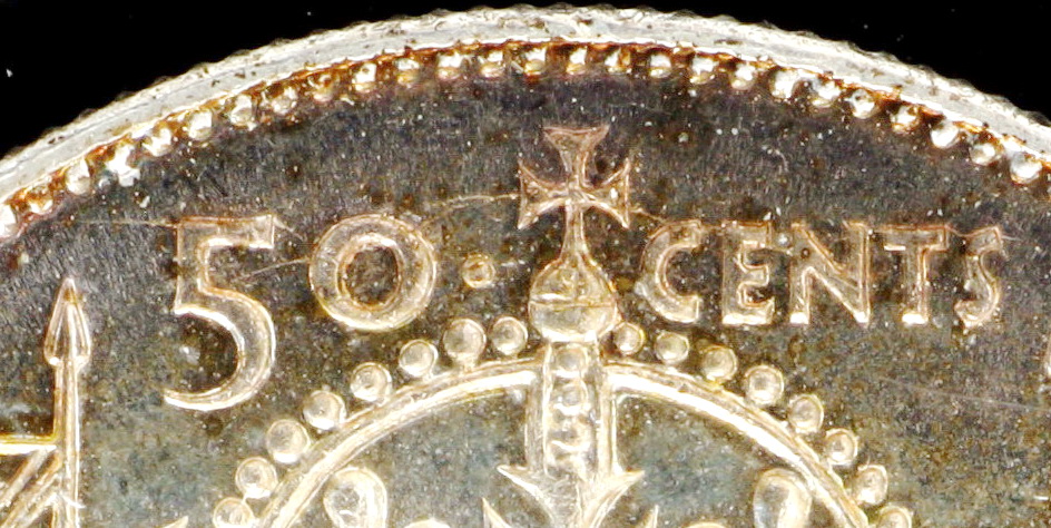 1950-50-Cent-Piece,-A-Very-Interesting-Coin