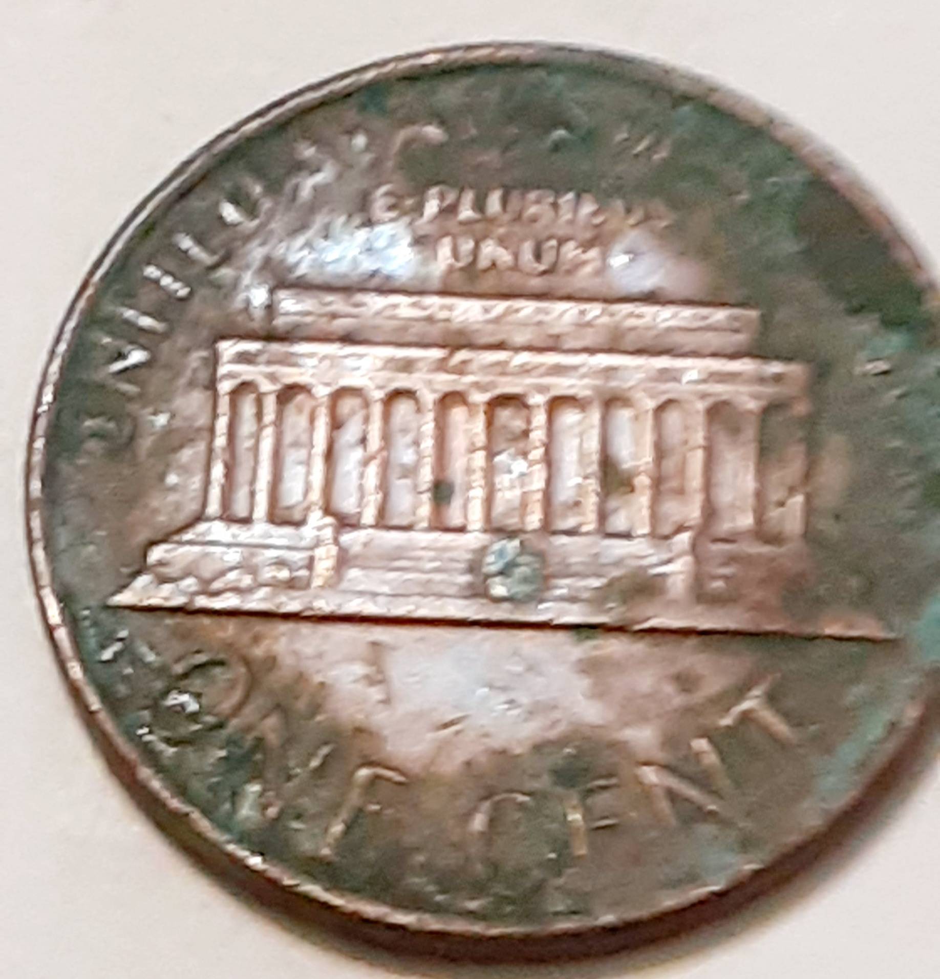 1981-Lincoln-Cent-Frankenstein--Penny-Lamination-Error-?