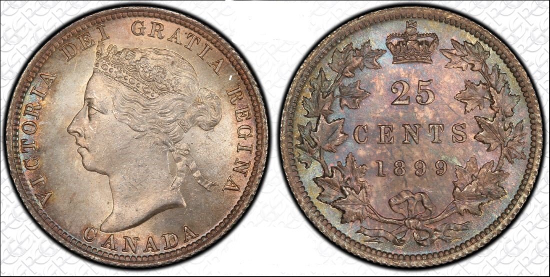 Toned-Canadian-Coins