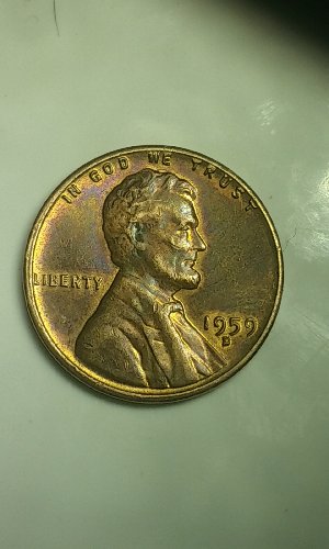 1959-D-Lincoln-Penny.--..in-Really-Good-Condition..&-Maybe-Error?