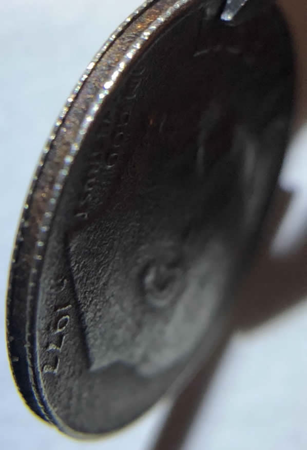Odd-Looking-1977-Roosevelt-Dime---No-Edge-On-It