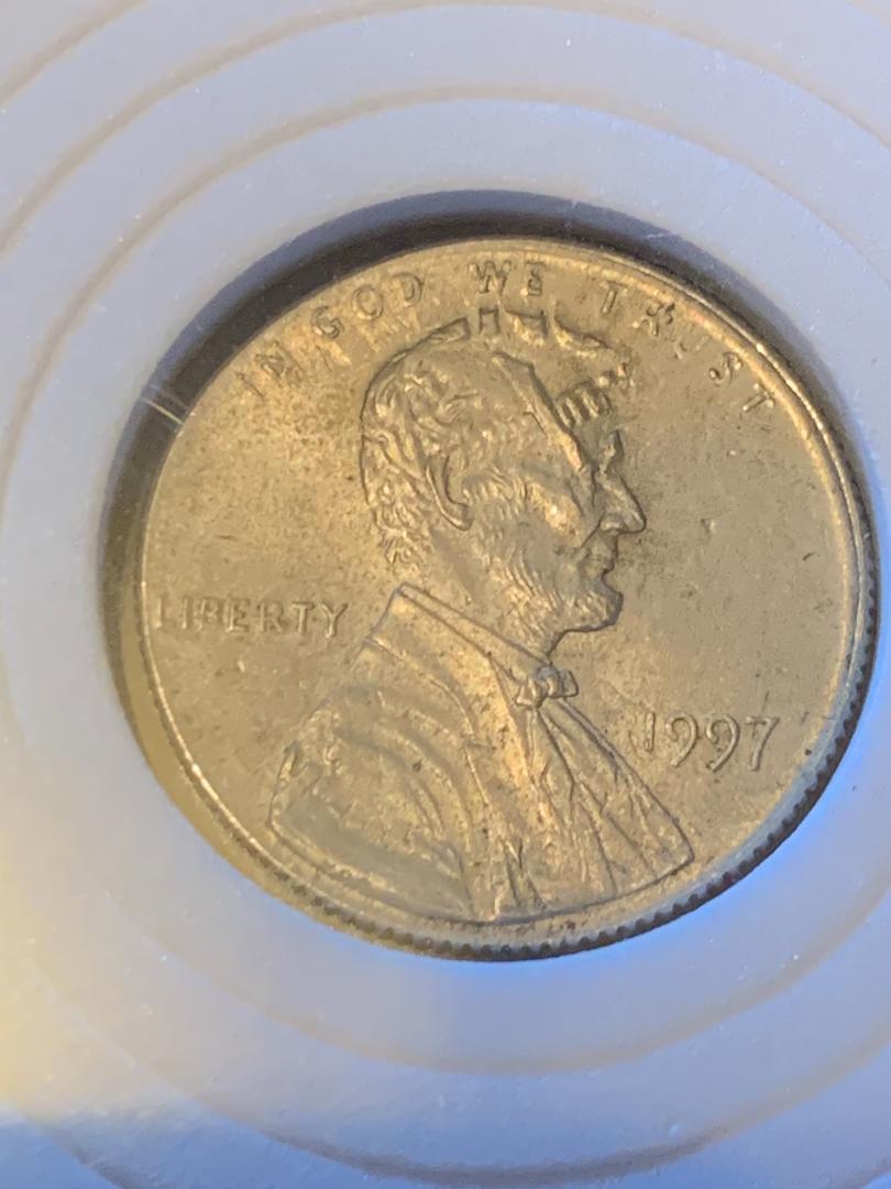 1997-Lincoln-Cent-Struck-On-Dime-Planchet