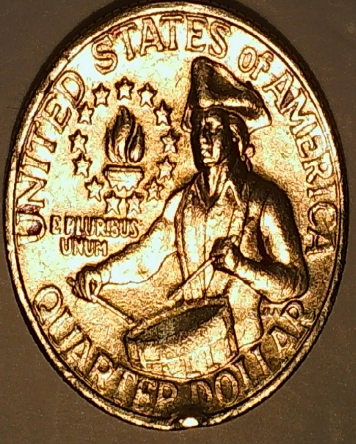 1776-1976-Bicentennial-Quarter-Hole-In-Edge