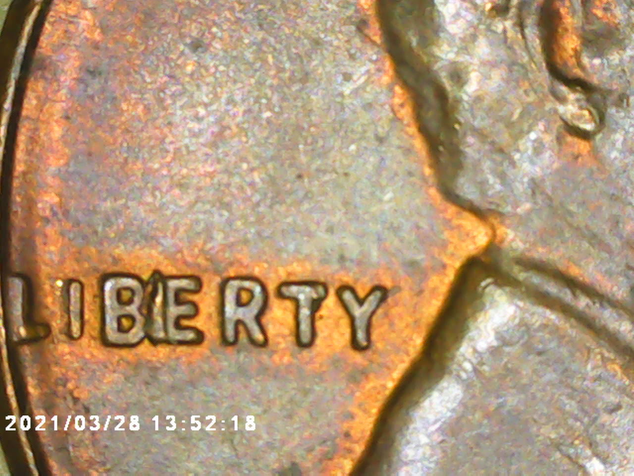 1956-Lincoln-Cent-Cracked-Skull-And-Die-Chip-Extra-Tie