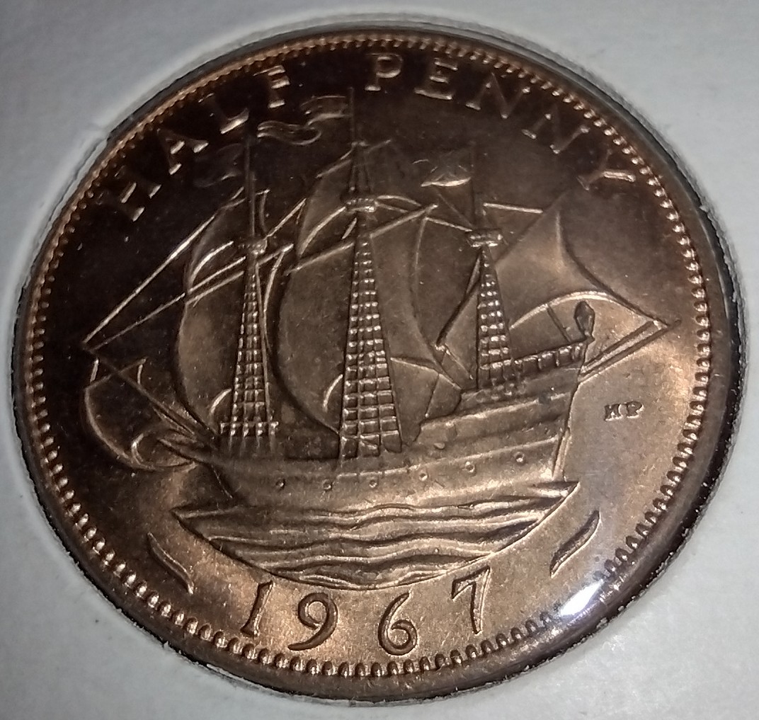 1967-Half-Pence-Britain-Y#128-Grade?