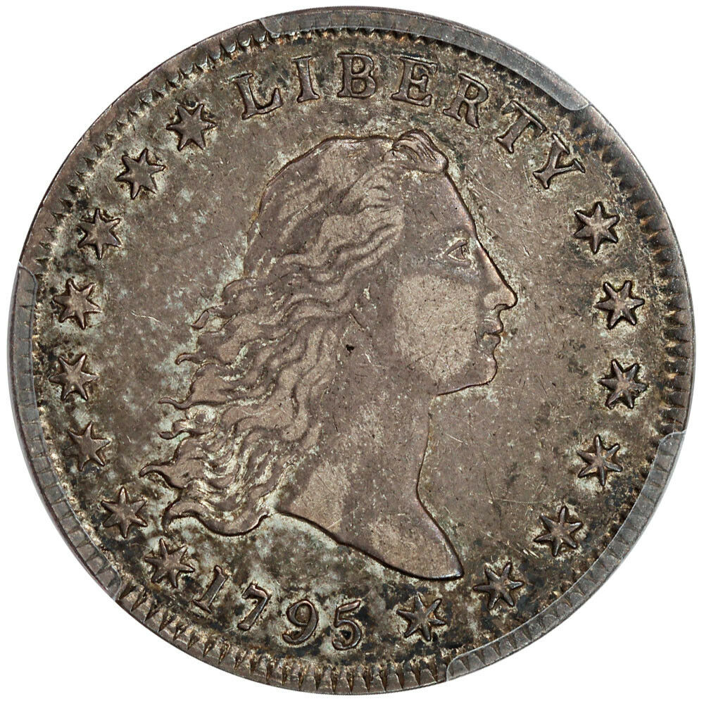 1795-Flowing-Hair-Silver-Dollar,-2-Leaves-PCGS-Vs.-You