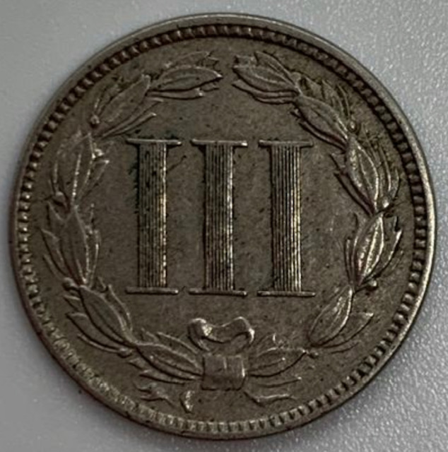 1879-Coronet-Head-3-Cents