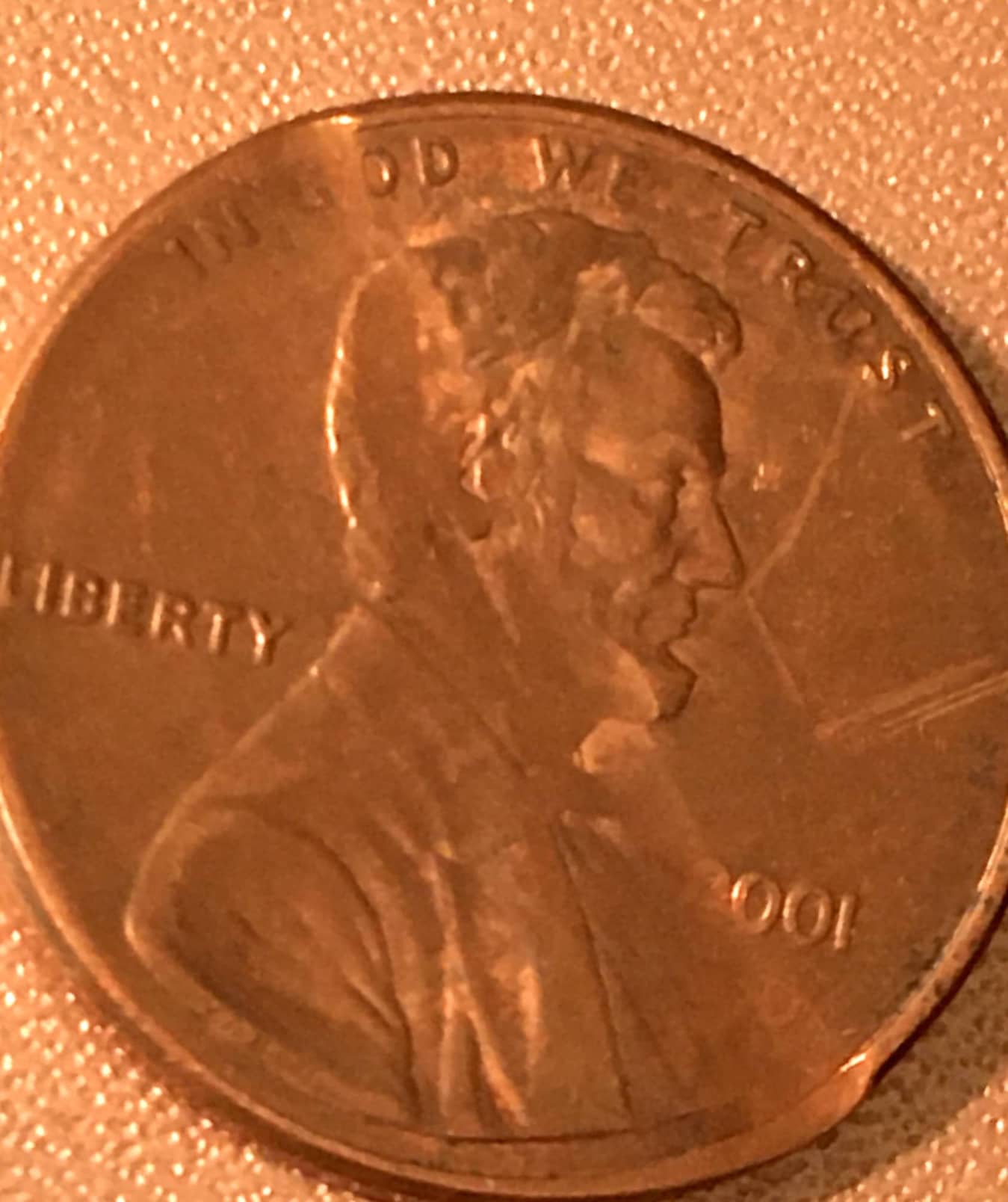 1920-Lincoln-Penny-Lamination-Error?