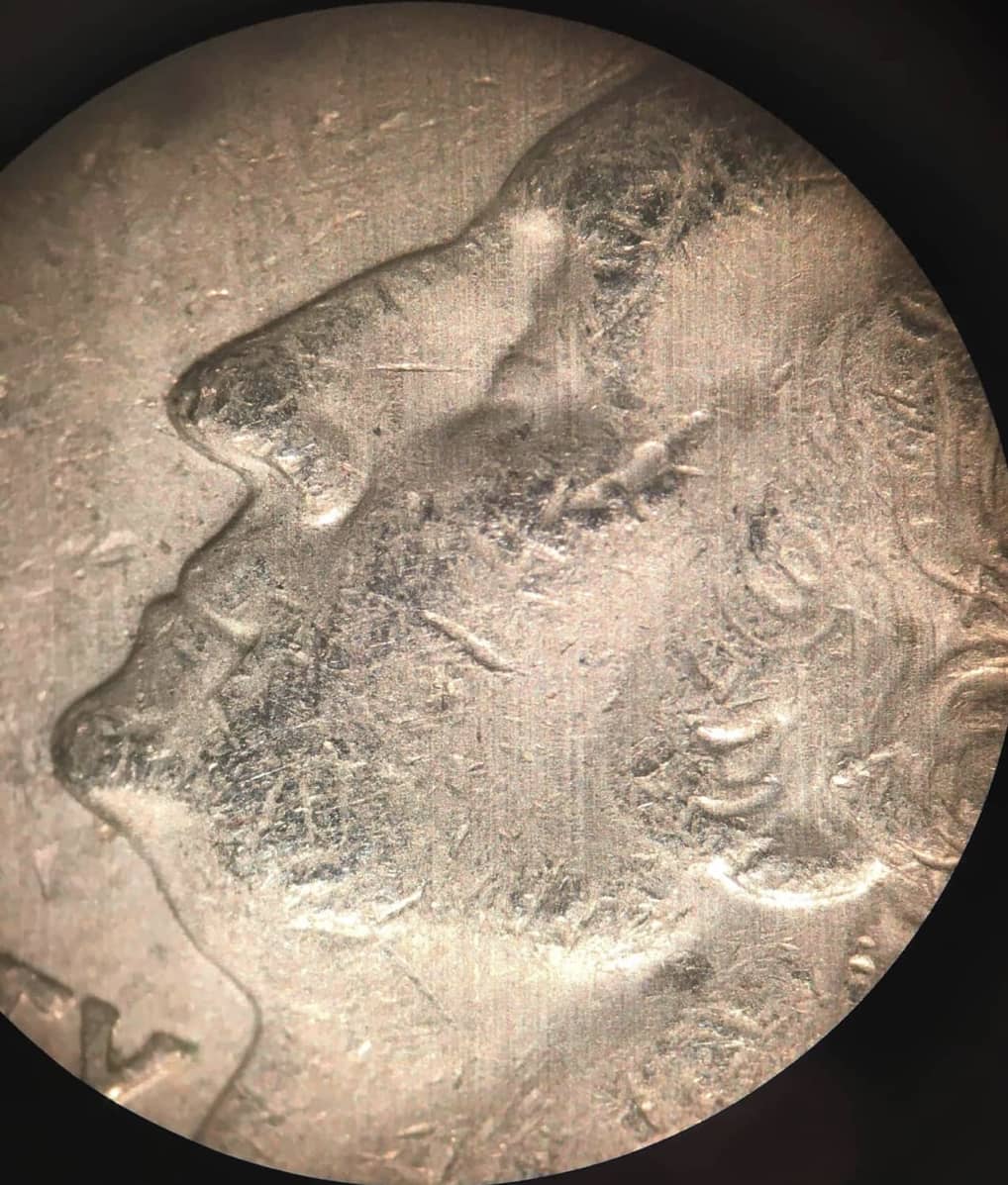 1999-D-Georgia-State-Quarter-With-Striped-Pattern