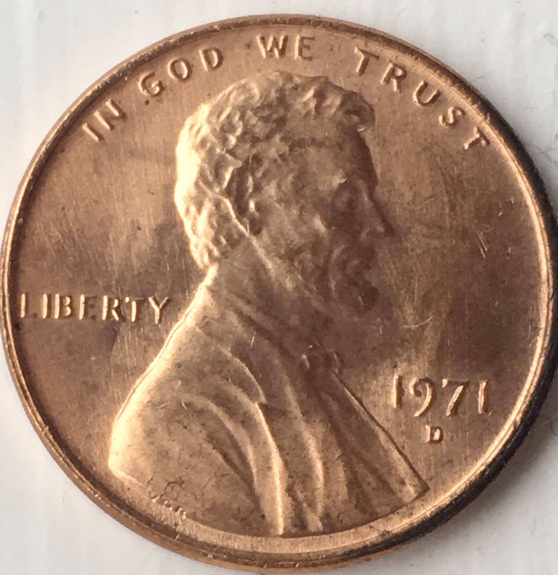 1971-D-Penny-Field-Of-Debris-On-Reverse