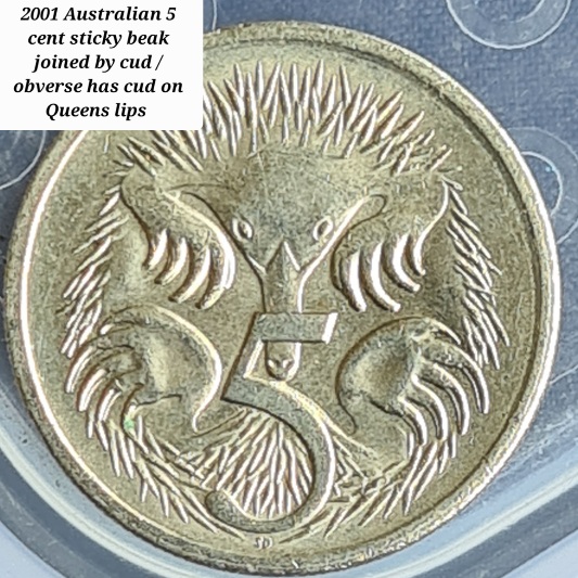 2003-Australian-5-Cent-Echidna's-Nose-Stuck-On-5