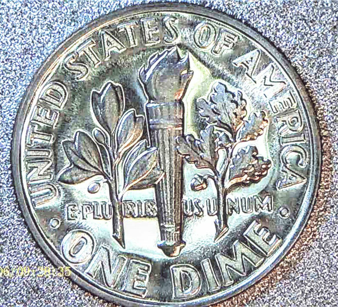 1964-Roosevelt-Dime-Proof-Or-SMS