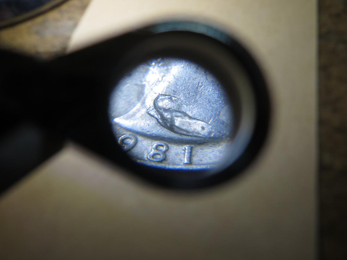 1981-P-Washington-Quarter-With-A-Tumor-On-The-Neck