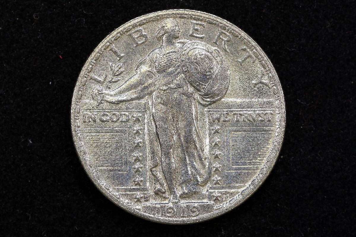 Standing-Liberty-Quarter-Set-Completed-AU-58+