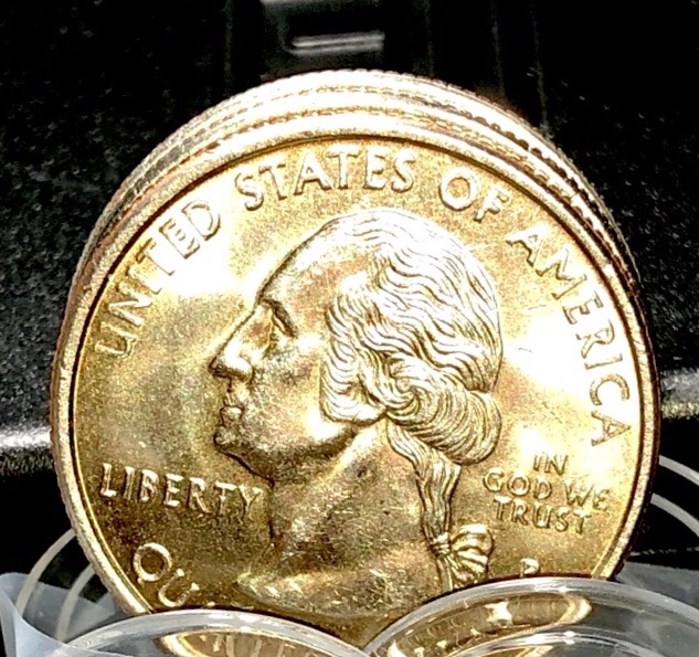 1964-No-Mint-Mark-Washington-Quarter-With-Unusual-Color