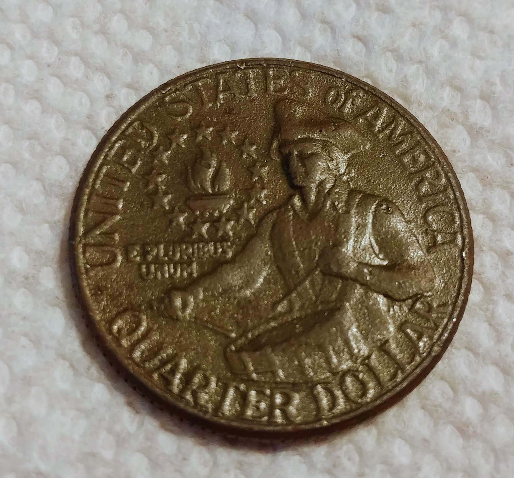 1976-Bicentennial-Quarter-Never-Seen-One-Like-It...-Need-Help...