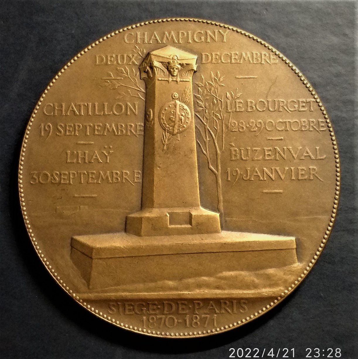 Siege-De-Paris-Medal---1870-1871