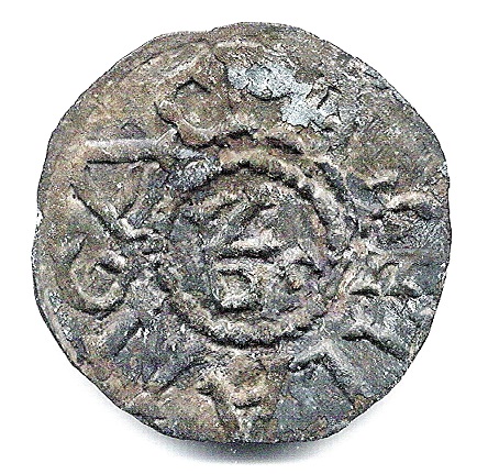 Silver-Denarius-From-Charlemagne-Et-Lang-Ac-Pat