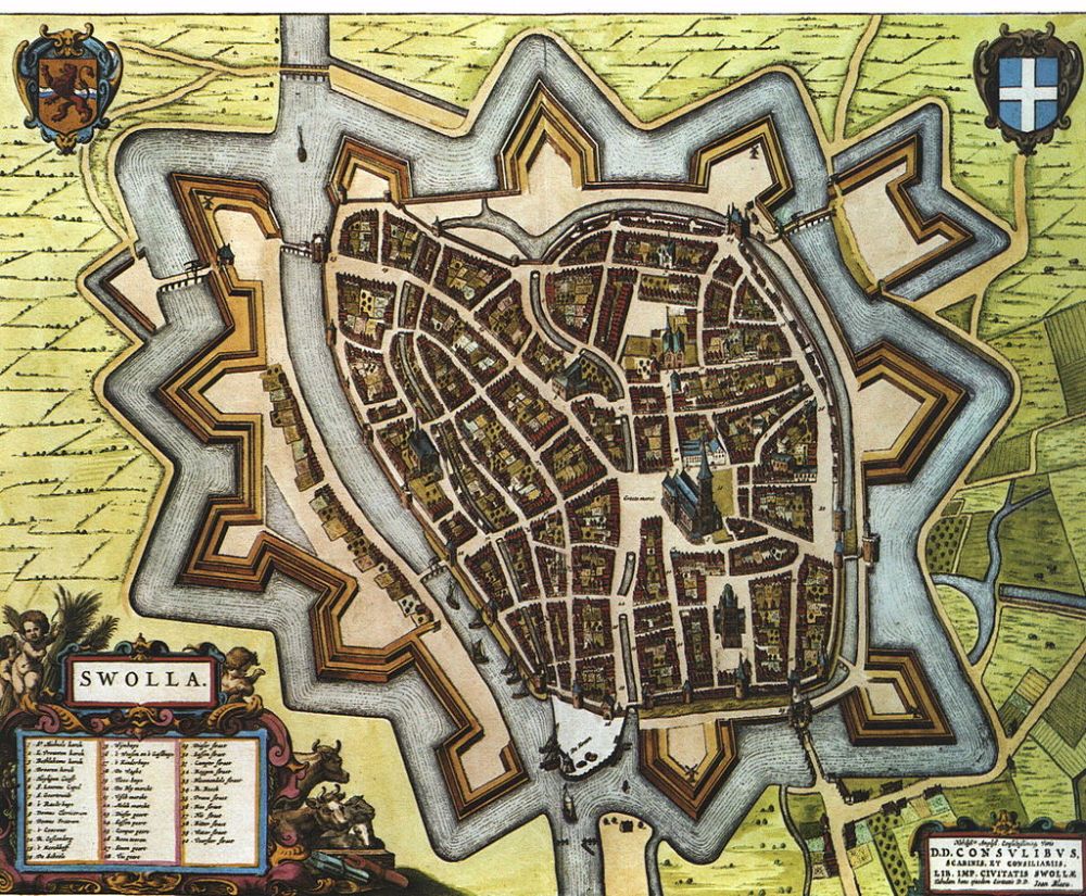 Arendschelling-/-Eagle-Shilling-From-The-City-Of-Zwolle-17th-Century