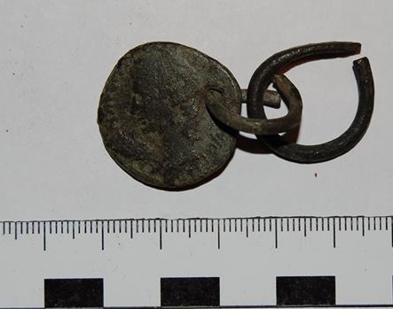Ae-As-Transformed-During-Roman-Times-Or-Later,-Into-A-Keyring-Or-Amulet