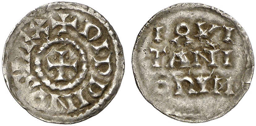 Rare-Silver-Obole-From-Pippin-I-Or-II