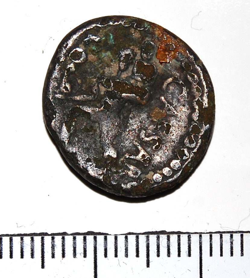Julius-Caesar--Fouree-Denarius.-47-46-BC