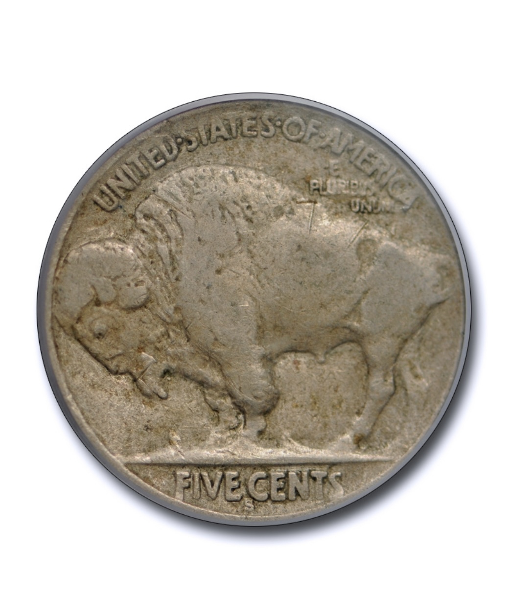 Buffalo-Nickel-1917-D-Toned