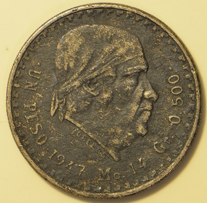 1947-Mexico-One-Peso