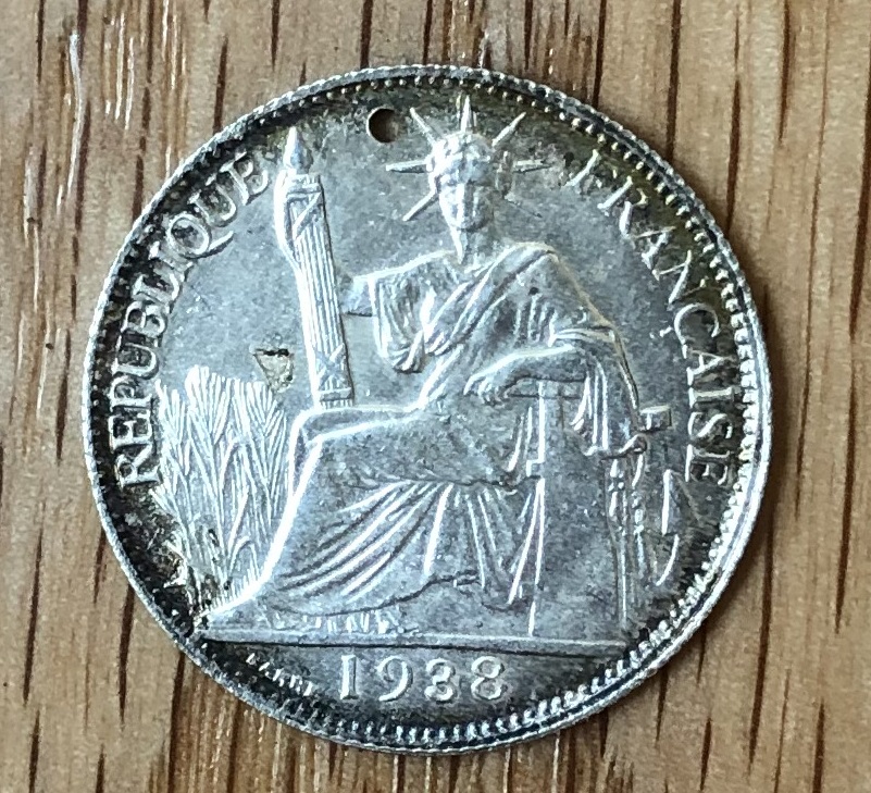 Strange-Date-On-French-Indo-China-20-Centimes-Coin-1938