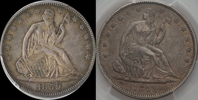 1859-Seated-Half-For-Grading