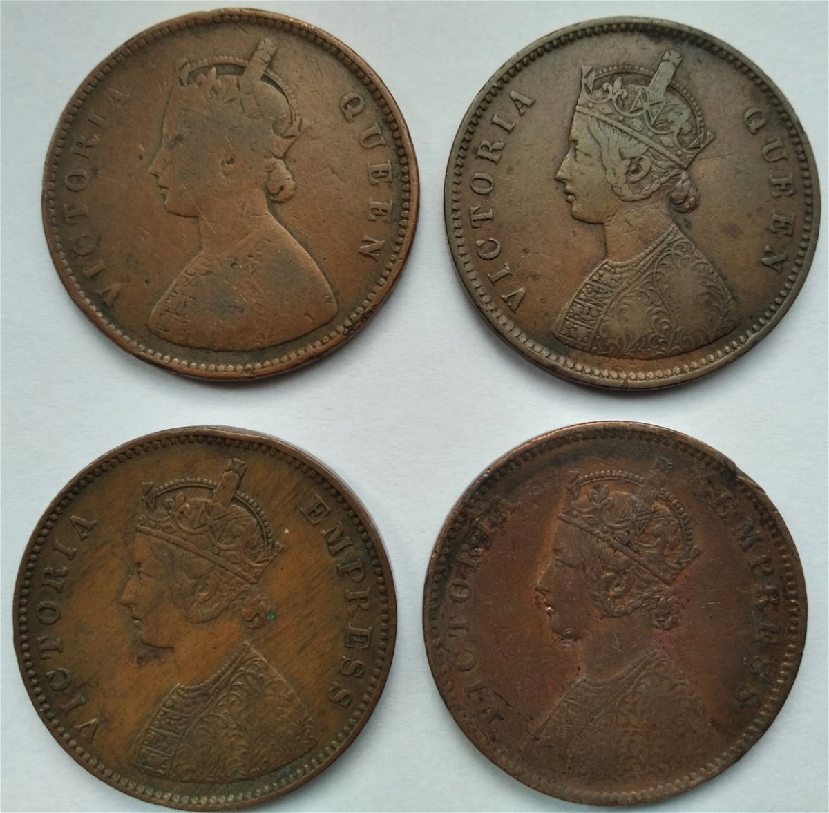 1/2-Annas-187*-Inidia-British