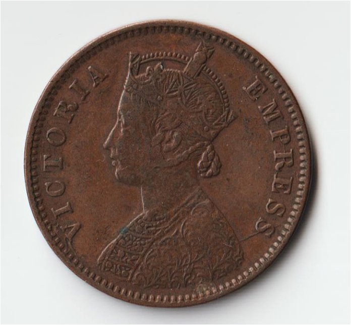 1/4-Anna-1887/6-Bombay-Overdate-Very-Rare?