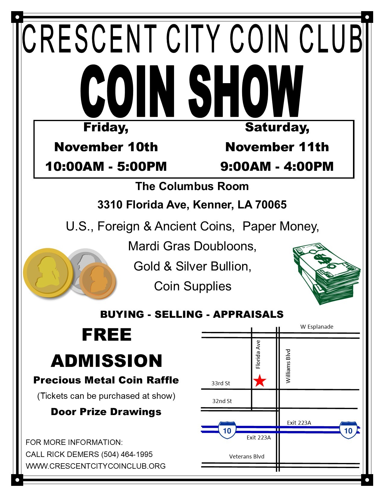 Crescent-City-Coin-Club---November-2023---Coin-Show