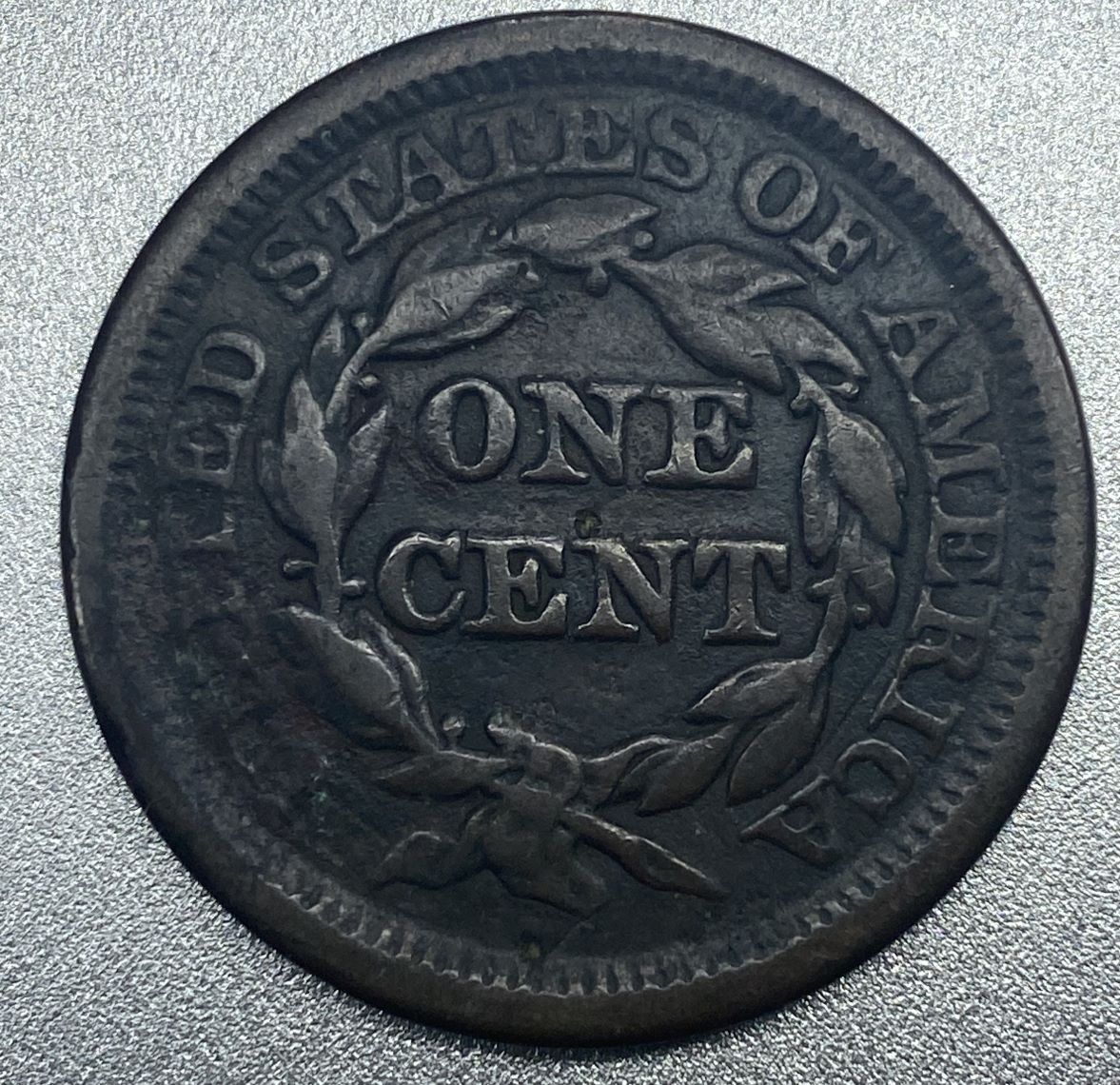 1848-Braided-Hair-Large-Cent-For-Grading