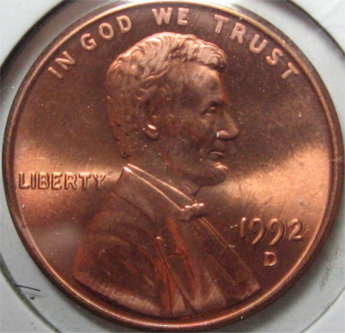 1992-D-Penny-Looks-Like-A-MS-69