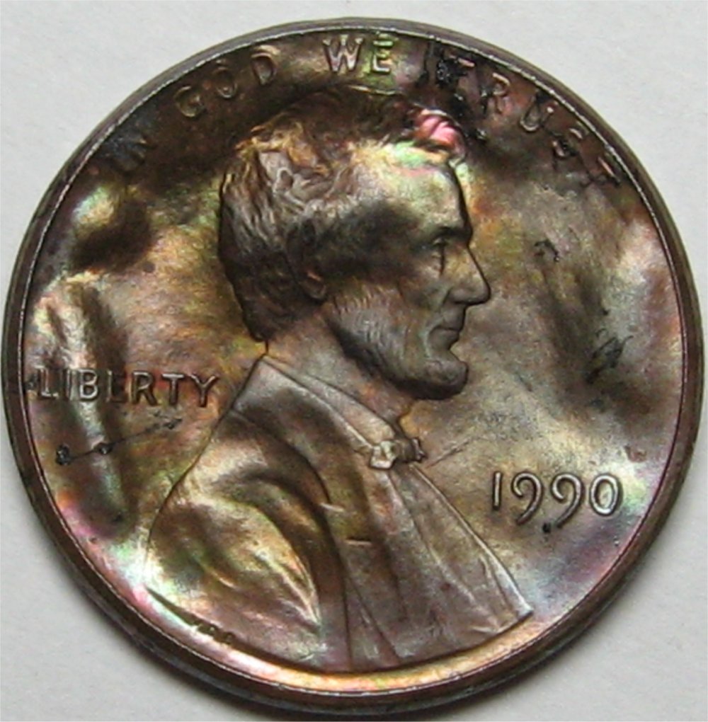 The-Strangest-Looking-PMD-Coin-I've-Ever-Found!-1990-Cent
