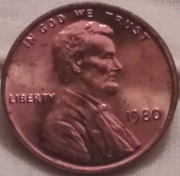 1980-P-Lincoln-Cent-For-Grading
