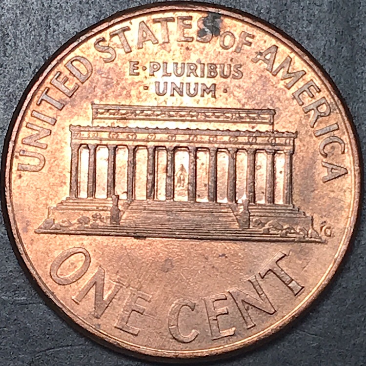 2000-D-Lincoln-Memorial-Cent-Struck-Through-Grease?