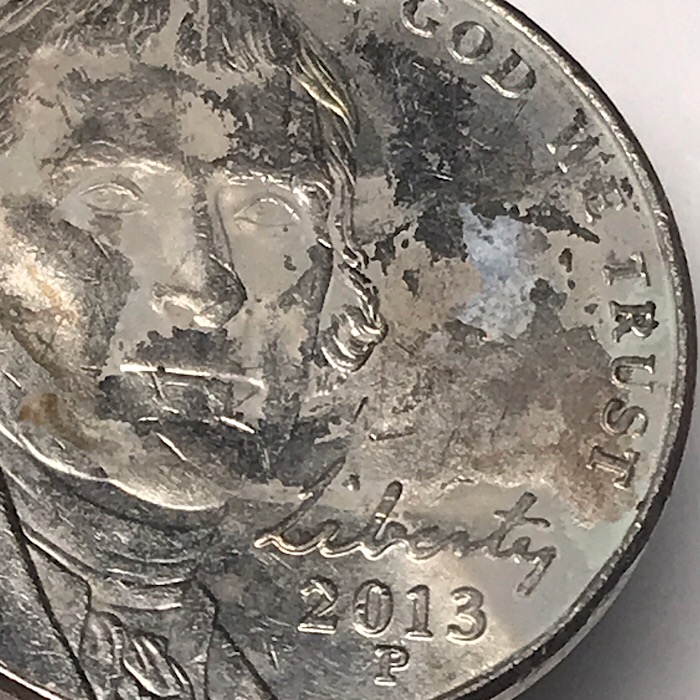 2013-P-Jefferson-Nickel--Lamination-Error-Or-PSD