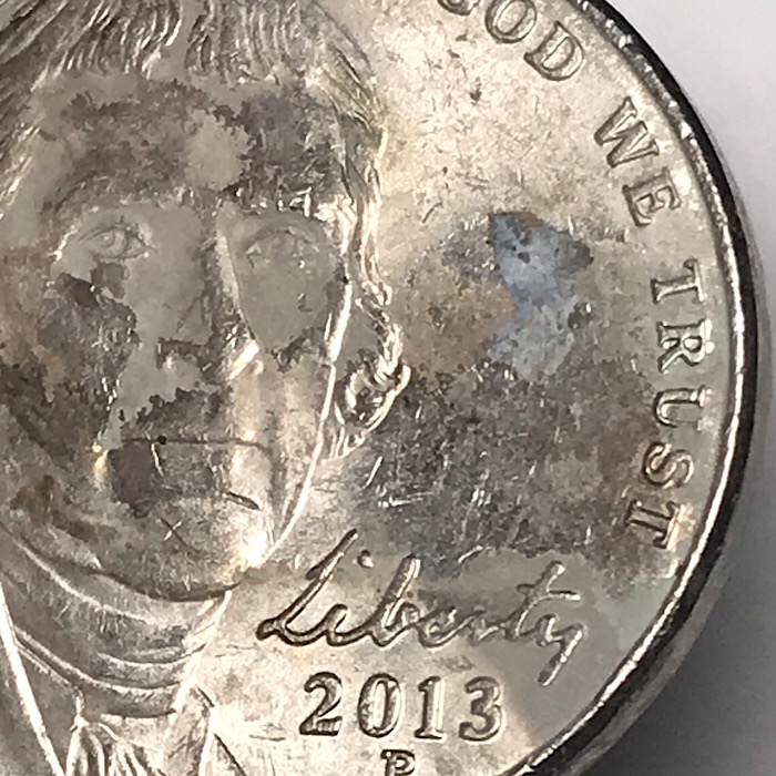 2013-P-Jefferson-Nickel--Lamination-Error-Or-PSD