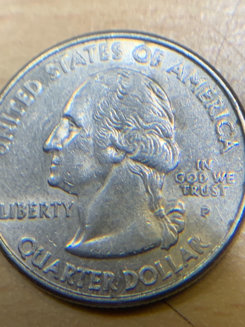 2000-P-Mint-Maryland-Quarter-I'm-Guessing-Machine-Doubling?-But-Always-Hoping-Doubles-Die
