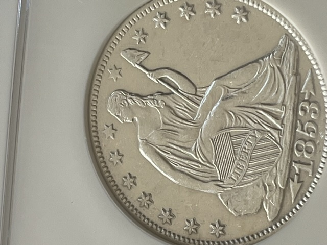 1859-O-Seated-Liberty's.-Grade-Worthy