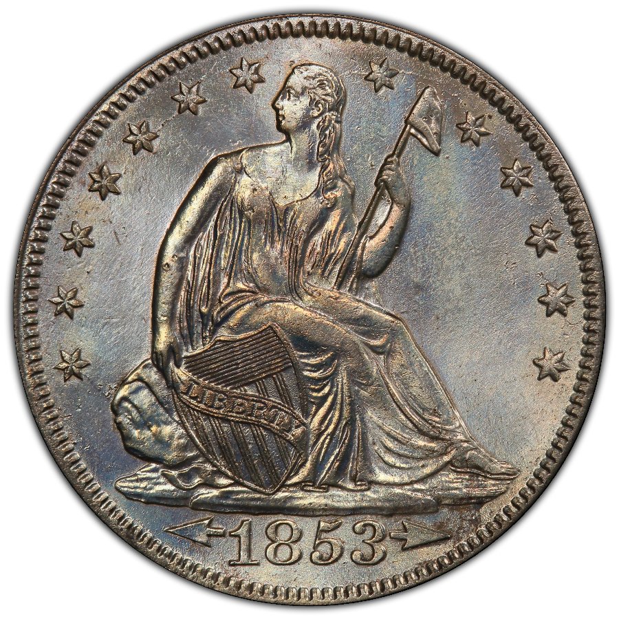 Seated-Liberty-Half-Dollar-1853-P-A&r-Grade-Request
